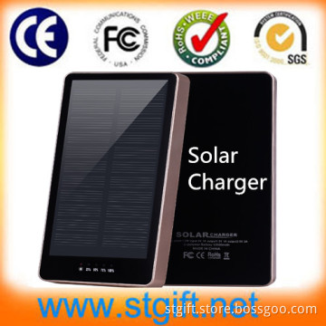 Portable Solar Panel Charger for iPhone, External Battery Pack Backup Power Bank Battery Travel Charger with 5V USB Port Compatible or USB Compatible Devices